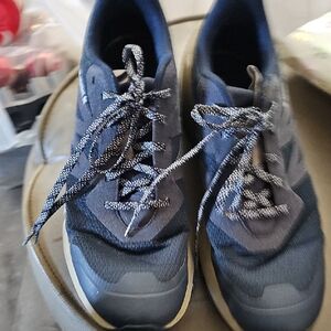 Salomon Men's ELIXIR ACTIV Navy and Tan Hiking Shoes